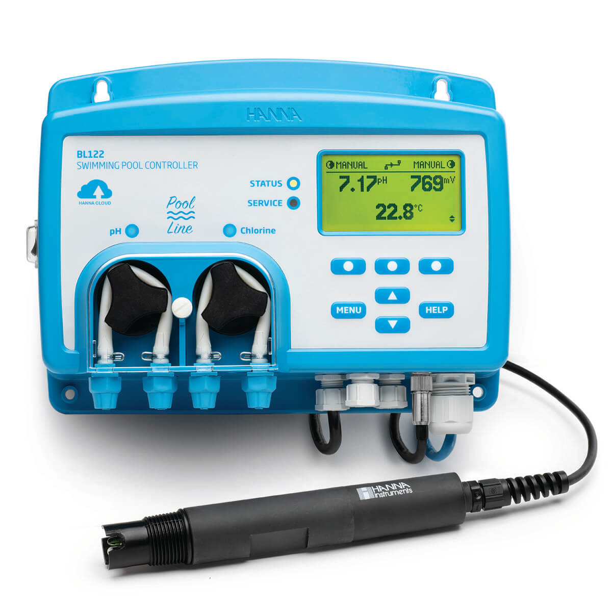 pH/ORP kontroler sa Hanna Cloud vezom BL123-10